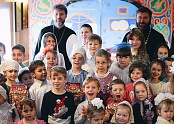 Ребята воскресной школы выступили на приходе с Рождественским спектаклем по мотивам сказки "12 месяцев"