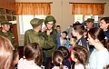 Ребята воскресной школы посетили с концертом войсковую часть поселка Рассвет Ростовской области
